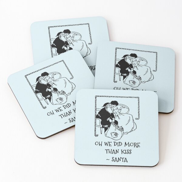 Item preview, Oh We Did More Than Kiss - Naughty Santa designed and sold by StudioTina.