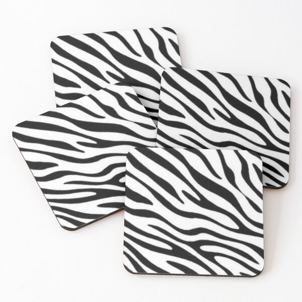 Item preview, Zebra Print, blanco y negro designed and sold by TheCatmeow2000.