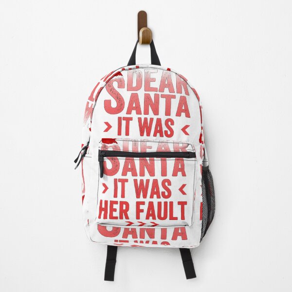 Item preview, Dear Santa It Was Her Fault T-Shirt, Gift Idea for Anniversary, Wedding, Mother's Day, Father's Day, Graduation, Thanksgiving, Christmas & New Year's Day. designed and sold by KHRO.
