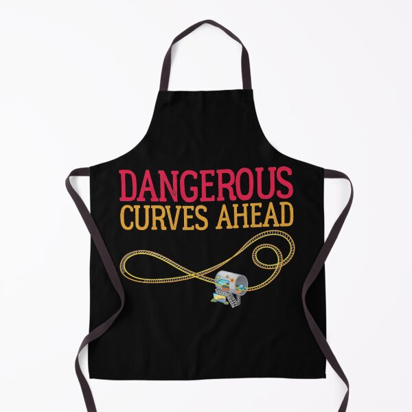 Item preview, Dangerous Curves Ahead. Roller Coaster design for curvaceous women. designed and sold by Gold Wings Tees.