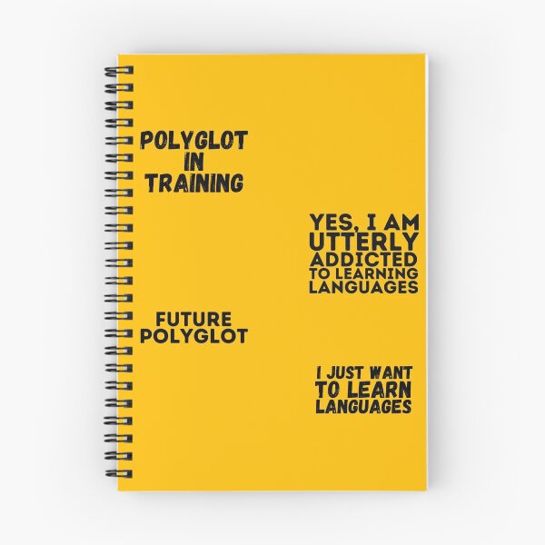 Item preview, ADDICTED TO LANGUAGE LEARNING Funny Cute Polyglot Pack designed and sold by a-little-ink.