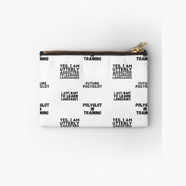Item preview, ADDICTED TO LANGUAGE LEARNING Funny Cute Polyglot Pack designed and sold by a-little-ink.