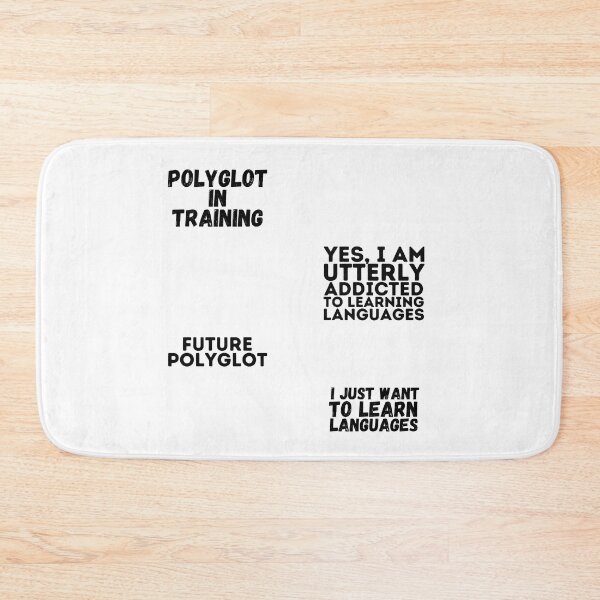Item preview, ADDICTED TO LANGUAGE LEARNING Funny Cute Polyglot Pack designed and sold by a-little-ink.