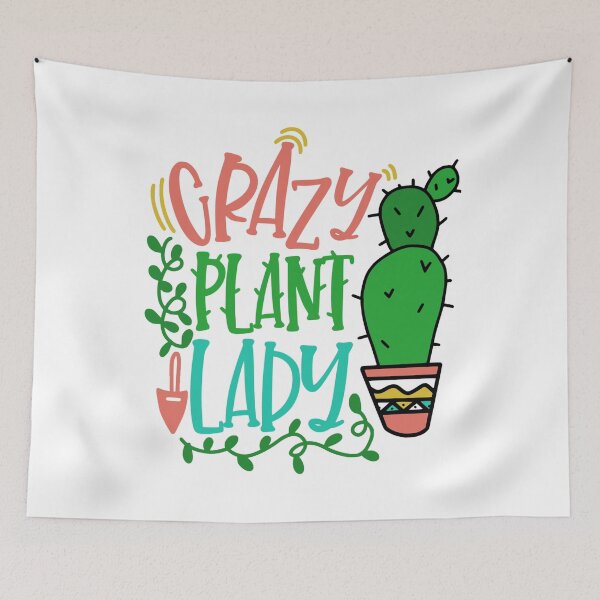Item preview, crazy plant lady crazy cactus lady crazy succulent lady designed and sold by GoodyLeo.