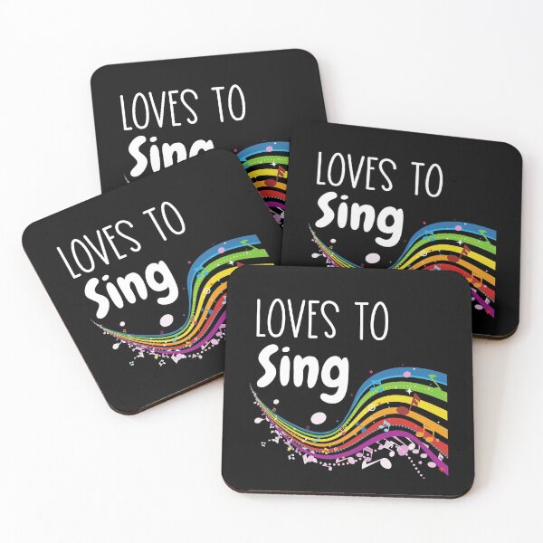 Item preview, Loves to Sing Music Design designed and sold by sweetwhispers.