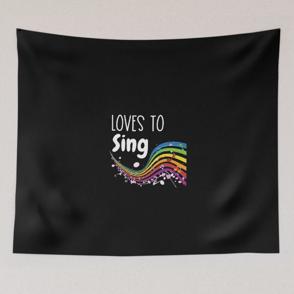 Item preview, Loves to Sing Music Design designed and sold by sweetwhispers.