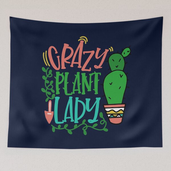 Item preview, crazy plant lady crazy cactus lady crazy succulent lady designed and sold by GoodyLeo.