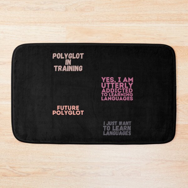 Item preview, ADDICTED TO LANGUAGE LEARNING Funny Cute Polyglot Pack designed and sold by a-little-ink.