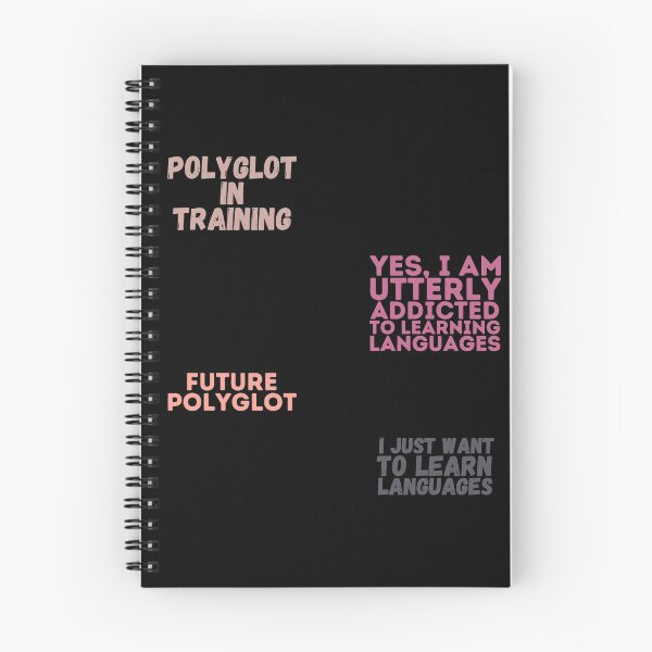 Item preview, ADDICTED TO LANGUAGE LEARNING Funny Cute Polyglot Pack designed and sold by a-little-ink.