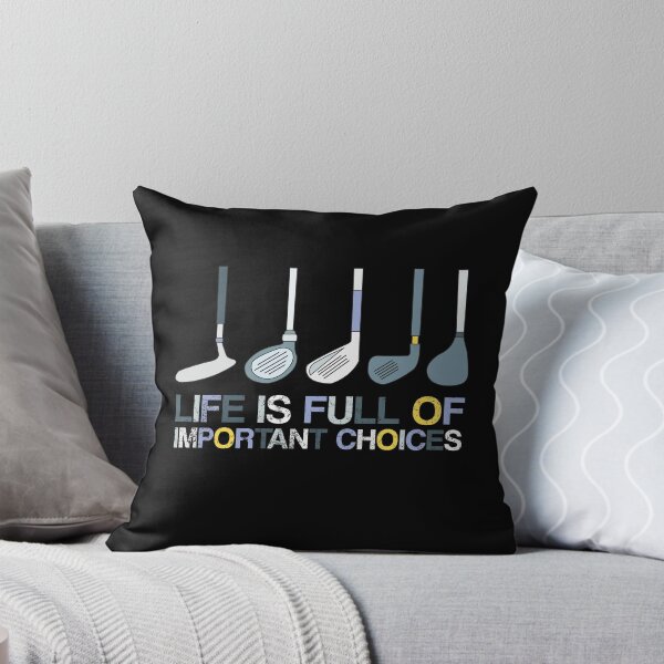 Item preview, Funny Life is Full of Important Choices Golf Gift for Golf Lovers Man and Woman designed and sold by pedrored369.