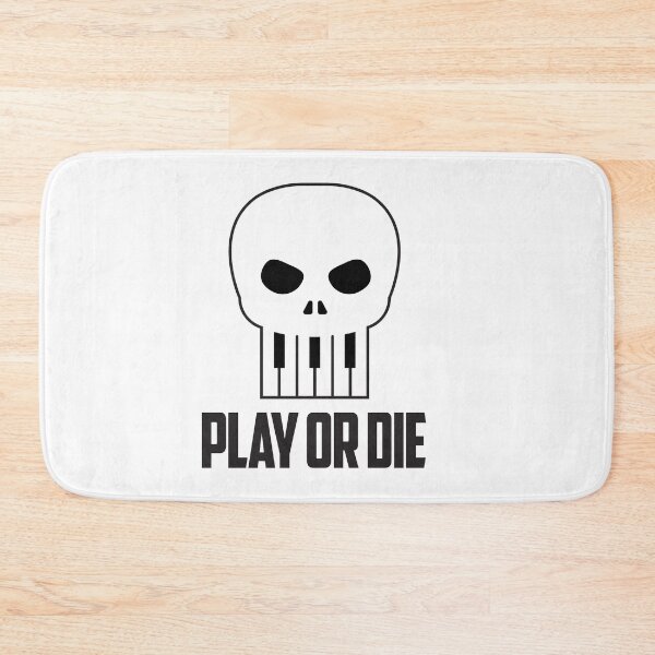 Item preview, Keyboardist Piano Organ Synth Musician Keyboards Fun Skull Design designed and sold by Bill Herrin.