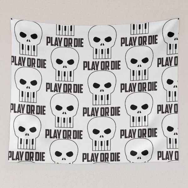 Item preview, Keyboardist Piano Organ Synth Musician Keyboards Fun Skull Design designed and sold by Bill Herrin.