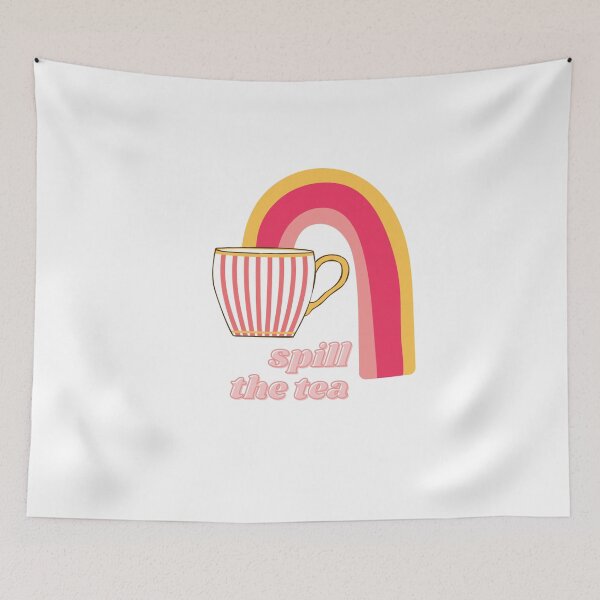 Item preview, Spill the tea rainbow in a cup designed and sold by Lacy Sciple.