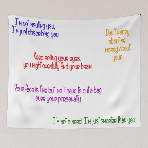 Item preview, Insult sticker pack designed and sold by Crystalsgraphix.