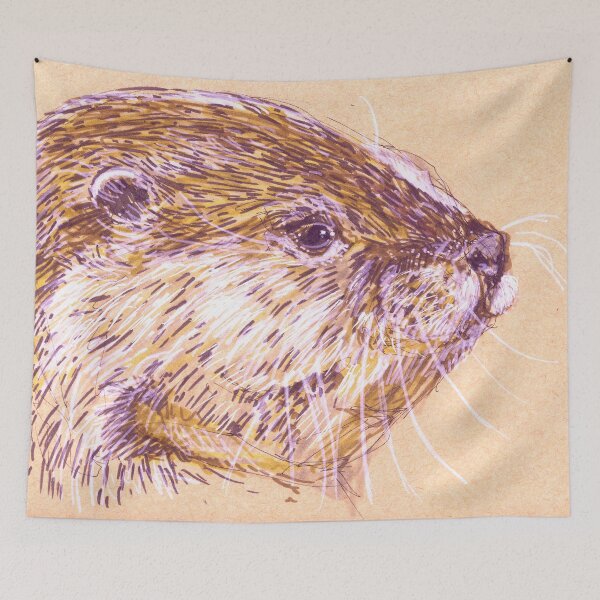 Item preview, North American River Otter — Lontra canadensis designed and sold by Sheila Singhal.
