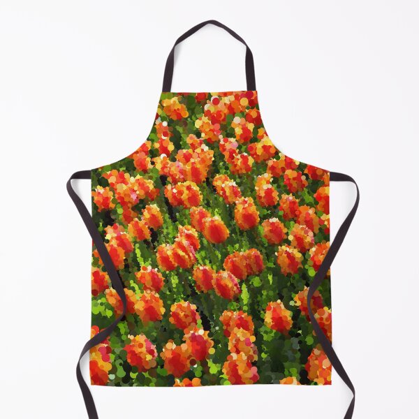 Item preview, Field of Orange Tulips designed and sold by MathenaArt.