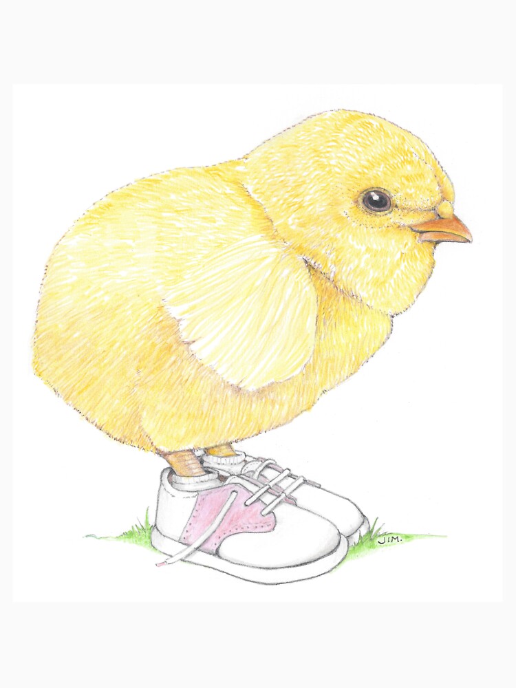 Thumbnail 7 of 7, Classic T-Shirt, Chick in baby saddle shoes designed and sold by JimsBirds.