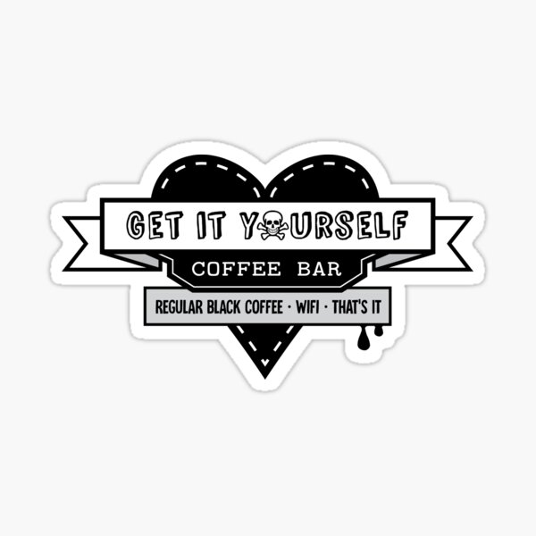 Get It Yourself Coffee Bar Sticker