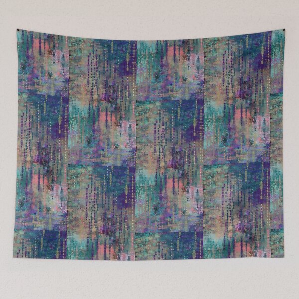 Item preview, Purple and Teal Abstract Painting 090720.1  designed and sold by Kristi Duggins.