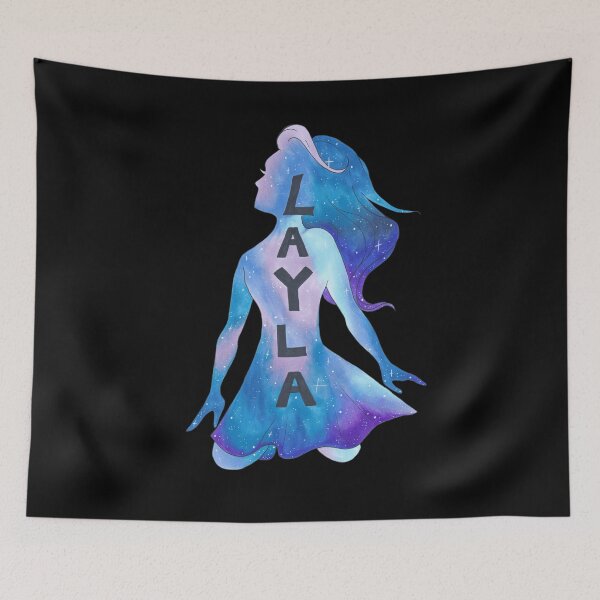 Item preview, Layla Name Art designed and sold by AvalonUnmuzzled.