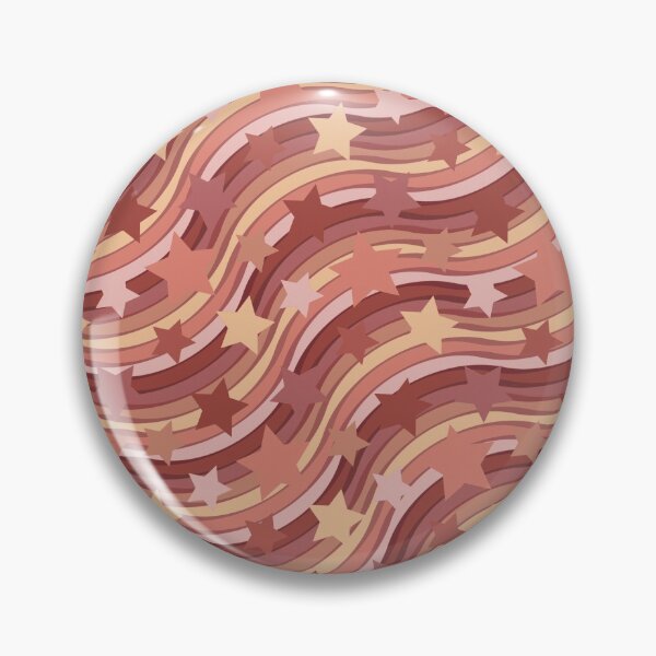 Item preview, Wavy Stars (Old Pink) designed and sold by Mike-Brodu.