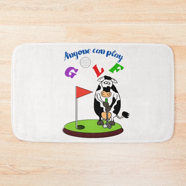 Item preview, Cow playing golf designed and sold by Eva-Success.