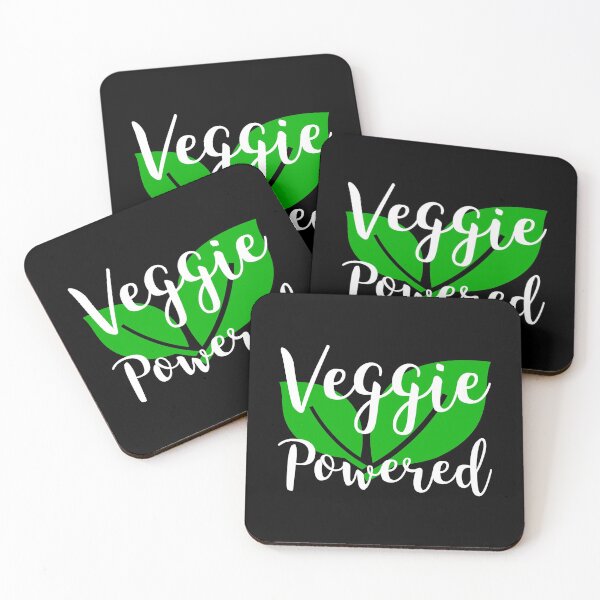 Item preview, Veganuary Veggie Powered Green Black Vegan Plant Based designed and sold by Sunny Collections.