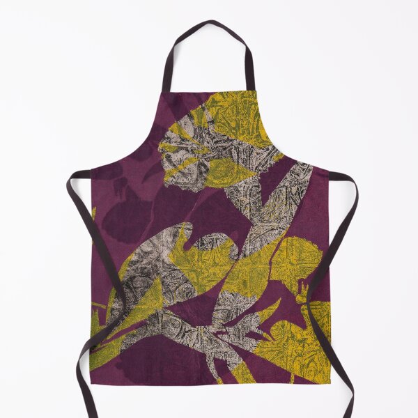 Item preview, Morning Glory in Charcoal, Chartreuse, and Fuchias designed and sold by Ann McIntyre.