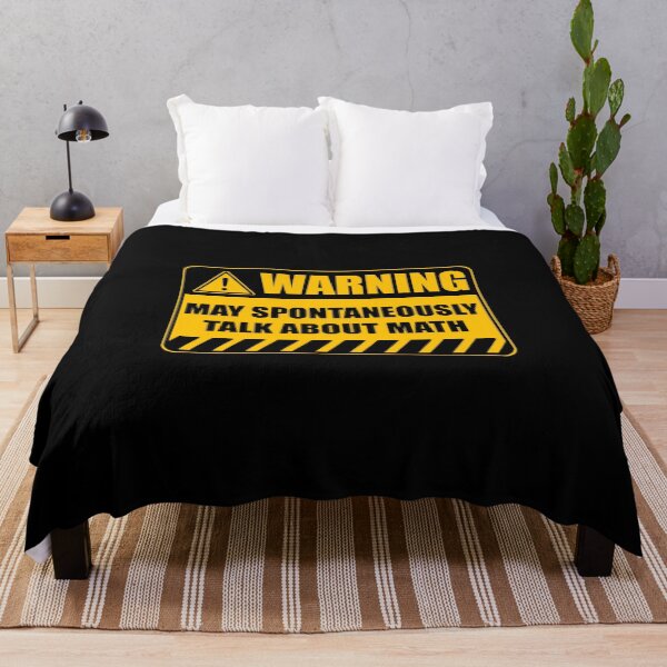 Item preview, Warning May Spontaneously Talk About Math designed and sold by Adel Qasem.