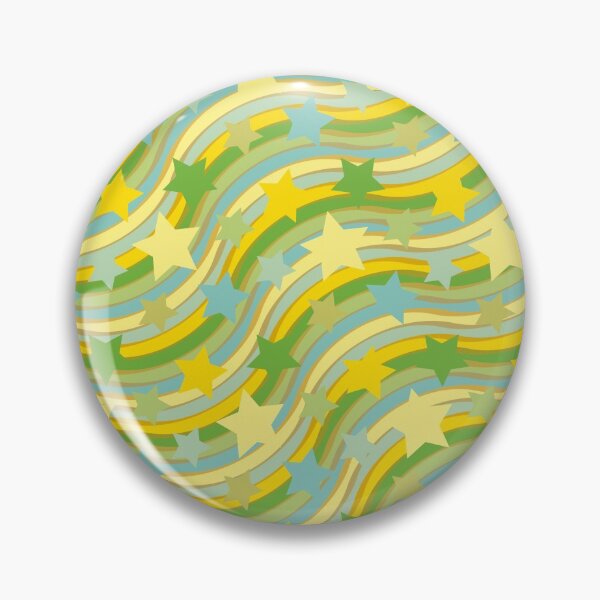 Aperçu de l'œuvre Étoiles ondulées (citron vert) créée et vendue par Mike-Brodu.