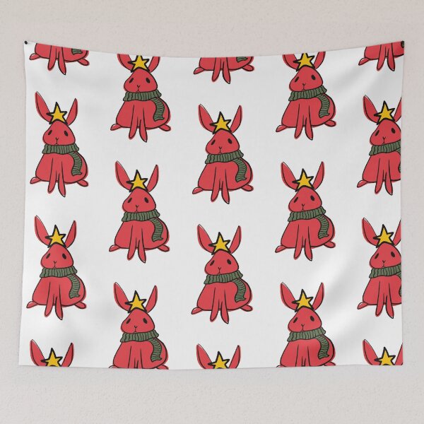 Item preview, Hoppy Holidays Christmas Tree Bunny designed and sold by NakakiArt.
