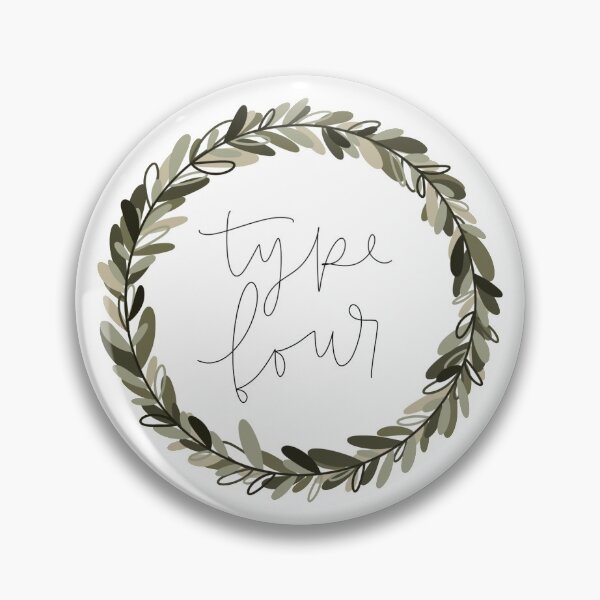 Artikelvorschau, Enneagramm Typ vier entworfen und verkauft von CxCalligraphy.