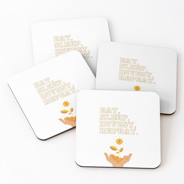 Item preview, Eat, Sleep, Invest, Repeat. designed and sold by Cheeze4lyfe.