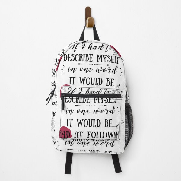 Item preview, Funny description of my self, humour Word Definition, If I had to describe myself in one word it would be bad at following directions designed and sold by AmazingEcraft.