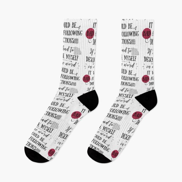 Item preview, Funny description of my self, humour Word Definition, If I had to  describe myself  in one word it would be  bad at following directions designed and sold by AmazingEcraft.