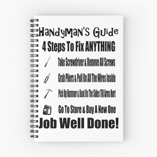 Item preview, Handyman's Guide designed and sold by AFordhamDesigns.