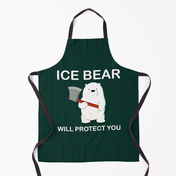 We Bare Bears™ Ice Bear will protect you Apron