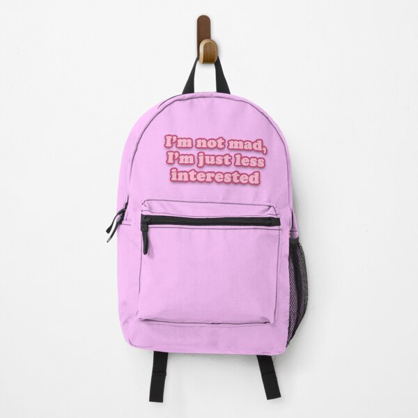 Item preview, i'm not mad, i'm just less interested - pink bubbles designed and sold by stickersbyLexy-.