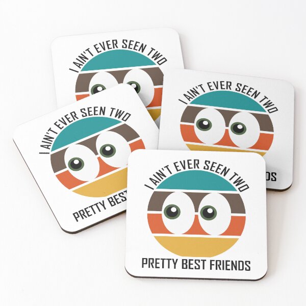 Item preview, I Ain't Never Seen Two Pretty Best Friends - Retro Sunset Eyes designed and sold by AJ-DesignCo.