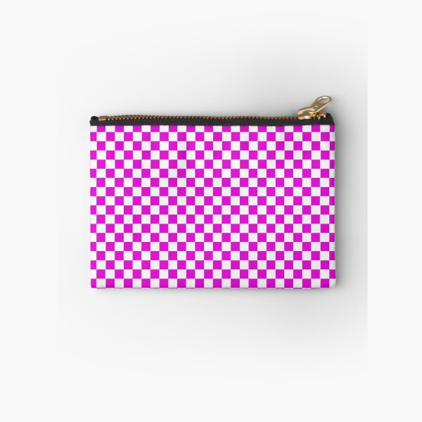 Item preview, Neon Pink and White Check Coloured Pattern - Chequered, Checkered, Checks designed and sold by MissCheck.