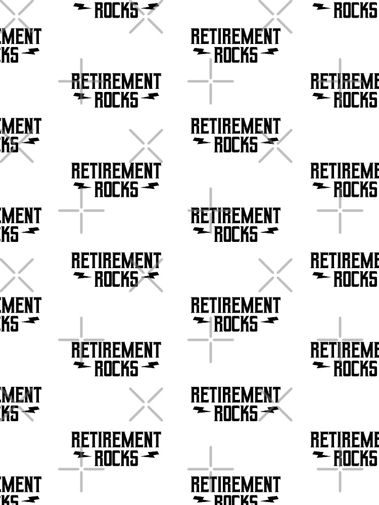 Thumbnail 3 von 3, Tuch, Retirement Rocks designt und verkauft von teesaurus.
