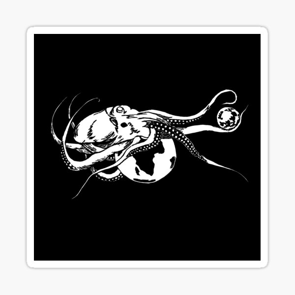 Celestial Octopus Sticker