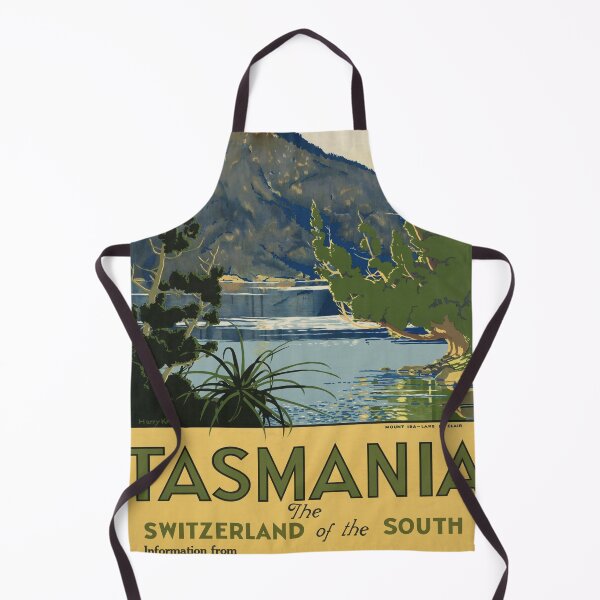 Item preview, retro classic Tasmania Switzerland of the South poster designed and sold by CorasPosters.