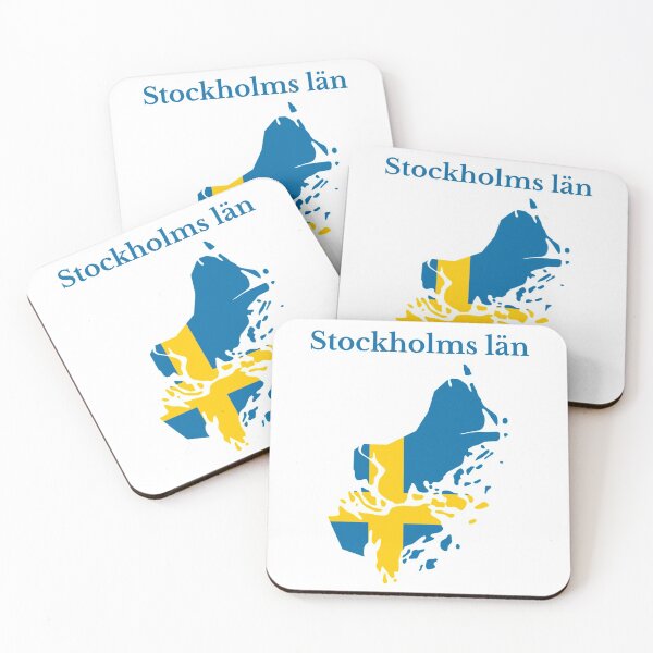 Item preview, Stockholm County Map, Swedish County, Sweden. designed and sold by marosharaf.