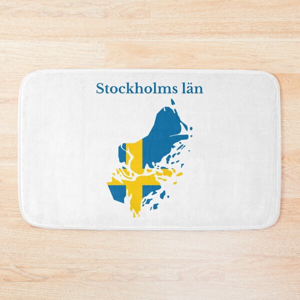 Item preview, Stockholm County Map, Swedish County, Sweden. designed and sold by marosharaf.