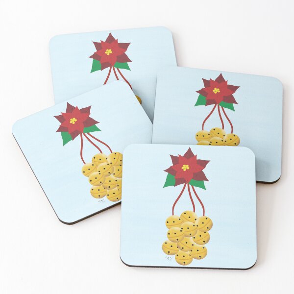 Aperçu de l'œuvre Jingle Bells Poinsettia créée et vendue par KGsBoutique.