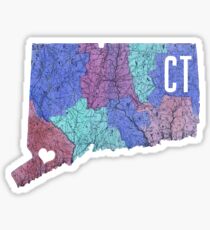 Connecticut- Blue Sticker
