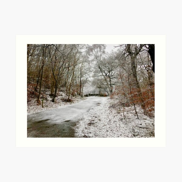 A crisp Lancashire walk. Art Print