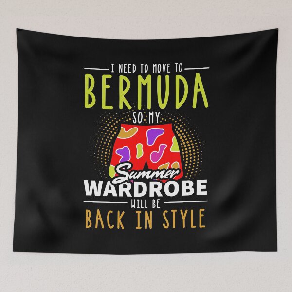 Item preview, Bermuda Shorts Summer Wardrobe Back in Style designed and sold by Gold Wings Tees.