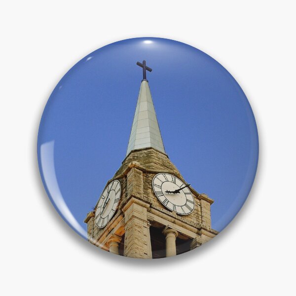Item preview, St. Dennis Church Steeple & Clock designed and sold by MarjorieB.